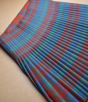 Robertson Red Ancient Tartan Pleats