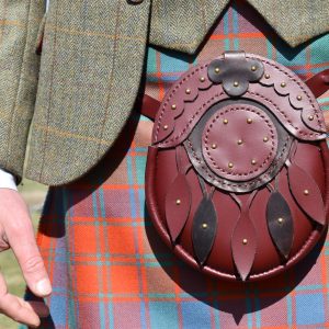 The Kilt Experience Hand-stitched Hunting Sporran and Kilt Outfit