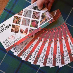 The Kilt Experience Gift Vouchers Handsewn Kilts and handmade Kilt-wear